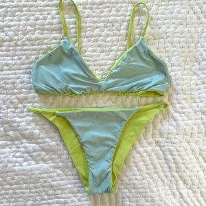 J.Crew reversible string bikini